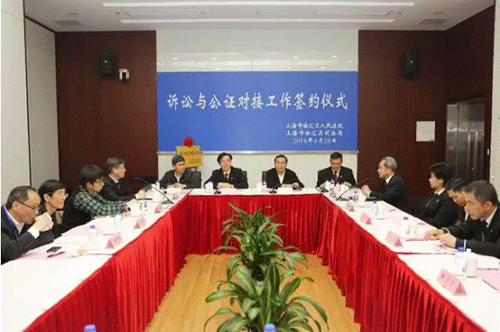 徐汇法院与徐汇公证处举行诉讼与公证对接工作签约暨揭牌仪式.png